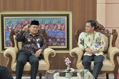 cover Wako dan Wawako Jambi Sambangi BPK dan BPKP Perwakilan Jambi ; Tingkatkan Sinergi dan Kolaborasi