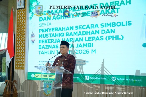 cover Gerakan Pejabat dan Aghniya Berzakat, Wali Kota Maulana Ajak Pengusaha Berzakat ke Baznas