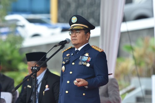 cover Wali Kota Maulana Pimpin Upacara Harhubnas, Tegaskan Komitmen Transportasi Publik Ramah Lingkungan