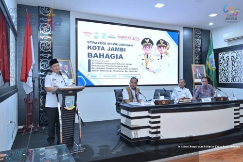 cover Pemkot Jambi Tandatangani Nota  Kesepakatan  Dengan BMKG, Perkuat Penanganan Penanggulangan Bencana