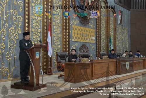 cover Pemkot Jambi Jawab Pandangan Umum Fraksi-Fraksi Atas LKPJ Wali Kota Jambi Tahun 2025