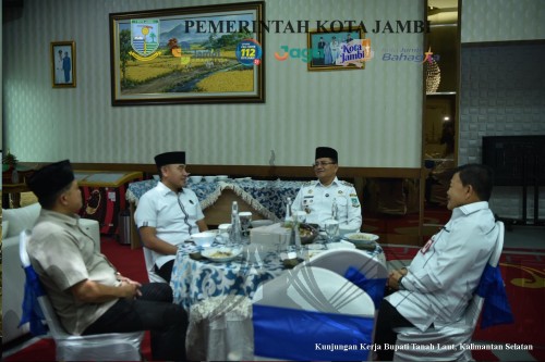 cover Wali Kota Jambi Sambut Kunjungan Kerja Bupati Tanah Laut, Perkuat Sinergi dan Tukar Inovasi Pembangunan