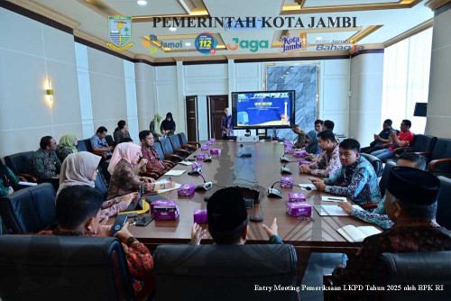 cover Wali Kota Jambi Ikuti Entry Meeting Pemeriksaan LKPD 2025, Siap Mewujudkan Pemerintahan Yang Akuntabel