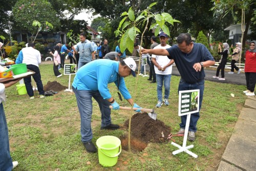 cover Tutup Rangkaian Muskomwil II APEKSI Di Kota Jambi, Peserta Diajak Tanam Pohon  Di Taman Banjuran Budayo