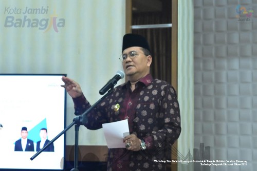 cover Dihadapan Wamenpora, Wali Kota Jambi Dorong Pembangunan GOR Untuk Tingkatkan PAD Dari Sport Tourism