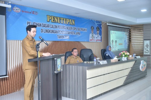 cover Tutup Latsar CPNS, Wawako Diza : Jadilah Energi Baru Bagi Perubahan Birokrasi