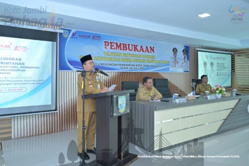 cover Tingkatkan Kualitas Tata Kelola Pemerintahan, Pemkot Jambi Gelar Pelatihan Penyusunan Dokumen SAKIP
