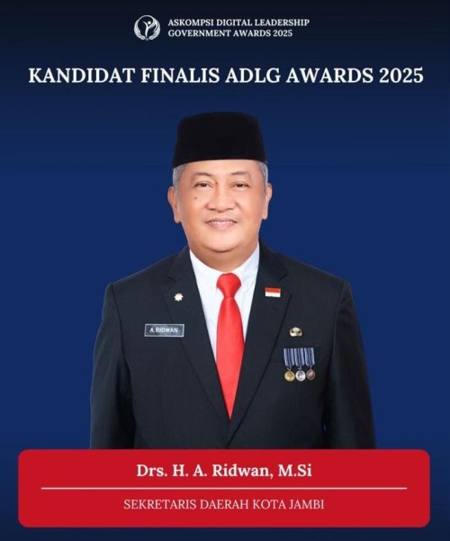 cover Satu-satunya di Provinsi Jambi dan Regional Sumatera, Sekda Kota Jambi Masuk 15 Finalis Nasional ADLGA 2025