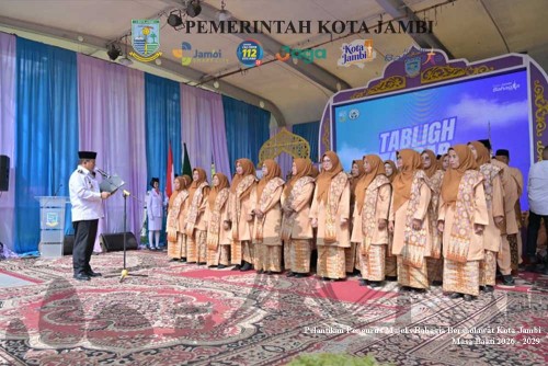 cover Penguatan Indikator Pembangunan Dari Aspek Agama, Pemkot Jambi Resmi Miliki Majelis Taklim  Bahagia Bersholawat