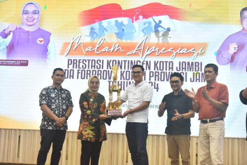 cover Harumkan Nama Kota Jambi, Pj Wali Kota Gelar Malam Apresiasi Bagi Atlet dan Official KORMI