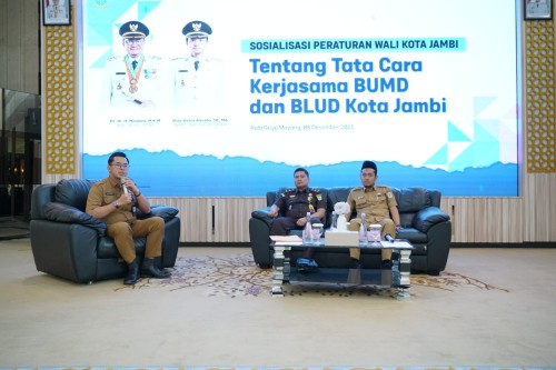 cover Pemkot Jambi Gelar Sosialisasi Peraturan Wali Kota Jambi Tentang Tata cara Kerja sama BUMD dan BLUD