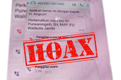 cover Waspada, Beredar Penipuan Catut Nama Pj Wali Kota Jambi