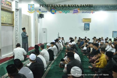 cover Dimalam Ke-25 Ramadan 1447 Hijriah, Pemkot Jambi Gelar Qiamul Lail dan Santuni Anak Yatim
