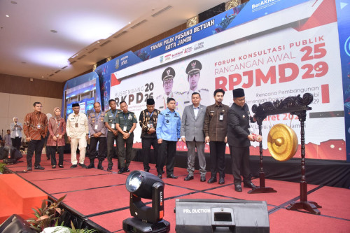 cover Usung Tema Transformasi Pembangunan Untuk Pertumbuhan dan Keberlanjutan, Musrenbang RKPD Kota Jambi Tahun 2026 Berjalan Sukses