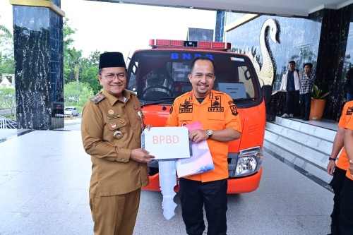 cover Pemkot Jambi Terima Bantuan Operasional Dari BNPB, Langkah Strategis Perkuat Kesiapsiagaan Bencana