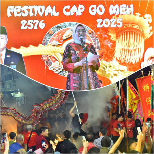 cover Ribuan Warga Hadiri Perayaan Cap Go Meh Di Kota Jambi, Hadirkan Barongsai, Tatung dan Atraksi Etnik Lainnya