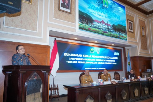 cover Optimalisasi PAD, Pemkot Jambi Kolaborasi Bersama Pemkot Malang Adopsi Aplikasi Persada