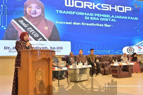 cover Ratusan Tenaga Pendidik Kota Jambi Ikuti Workshop Transformasi Pembelajaran PAUD di Era Gigital