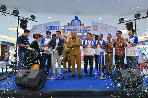 cover Buka BRI-REI Jambi Property Expo 2024, Sekda Tegaskan Pengembang Wajib Perhatikan Aspek Hunian Sehat dan Layak Humi