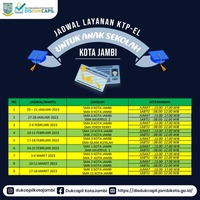 cover Dukcapil Fasilitasi Perekaman E-KTP Ke Siswa Kota Jambi