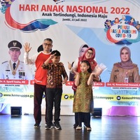 cover Kado Istimewa Hari Anak Nasional 2022, Kota Jambi Raih Predikat Nindya