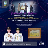 cover Kota Jambi Raih Penghargaan Tertinggi Bidang Kepegawaian Tingkat Nasional