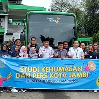 cover Wawako Maulana Lepas Studi Tiru Diskominfo Kota Jambi Bersama Iwako Jambi