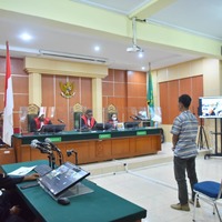 cover Sidang Perdana, Supir Batubara Masuk Kota Jambi Divonis Denda 30 Juta