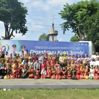 cover Fasha Pimpin Upacara Peringatan 77 Tahun Pemerintah Kota Jambi