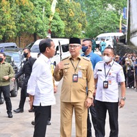 cover Wali Kota Jambi Dampingi Blusukan Presiden Jokowi di Pasar Talang Banjar