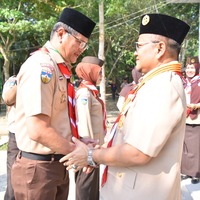 cover Konsolidasikan Unsur Gerakan Pramuka Kota Jambi, Maulana Gelar Kemah di Hutan Kota