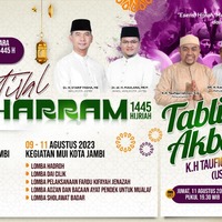 cover Puncak Festival Muharram, Pemkot Gelar Tabligh Akbar Bersama Ustadz Pantun