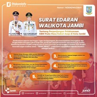 cover BREAKING NEWS..!! Pemkot Jambi Kembali Perpanjang Masa Pembelajaran Daring