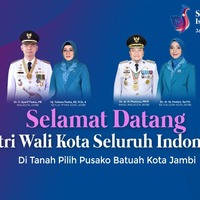 cover Siaran Pers : "Dari Kota Jambi Untuk Indonesia, Sarasehan Istri Wali Kota se-Indonesia Perdana Digelar di Kota Jambi"