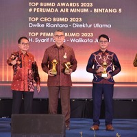 cover Tirta Mayang Raih Penghargaan TOP BUMD Awards Bintang 5 di Tahun 2023
