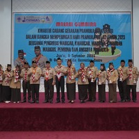 cover Kwarcab Pramuka Kota Jambi Gelar Malam Gembira Peringatan ke-62 Tahun Pramuka